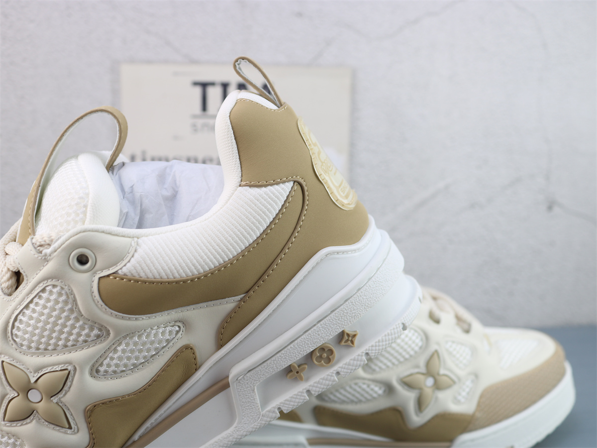 LV Skate Sneaker Beige White